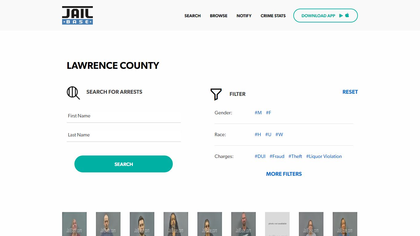 Lawrence County Jail Inmate Search and Mugshots | JailBase